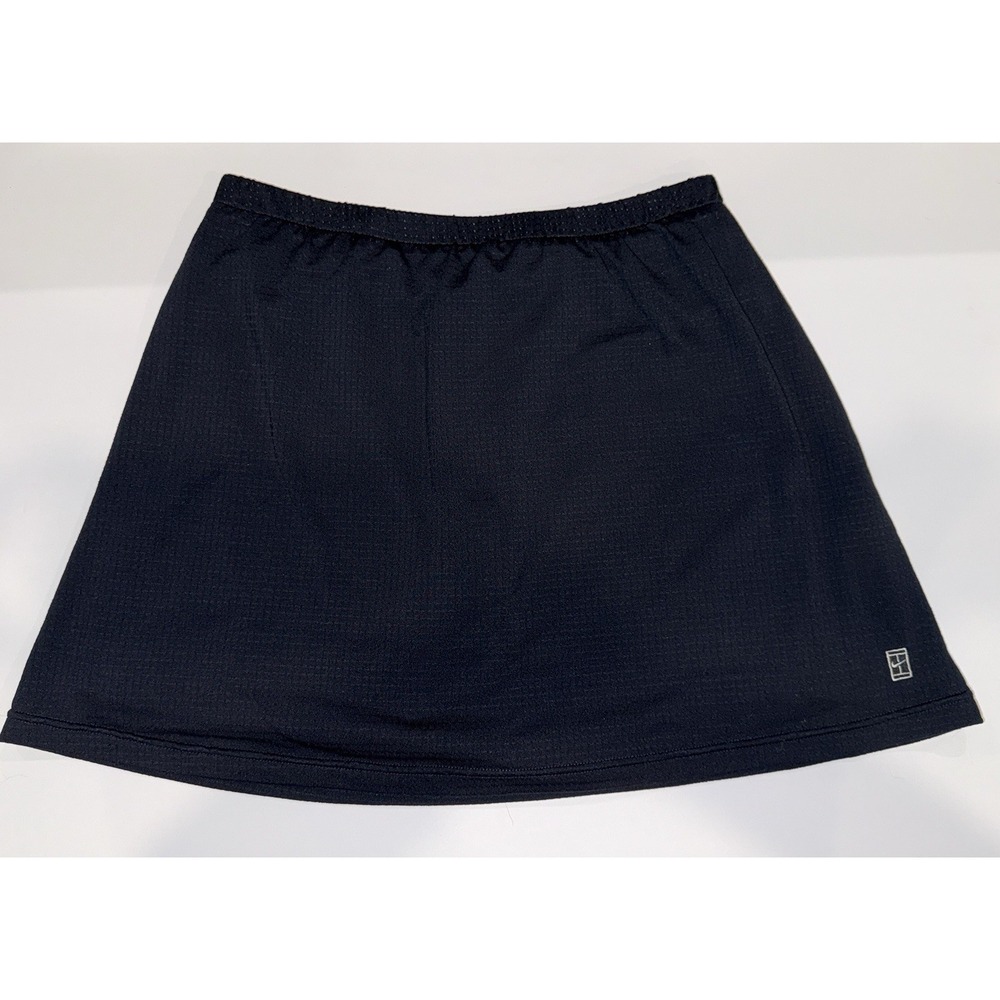 Nike Court Womens Dri-Fit Black Tennis Skort Skirt Size M Medium Vintage
